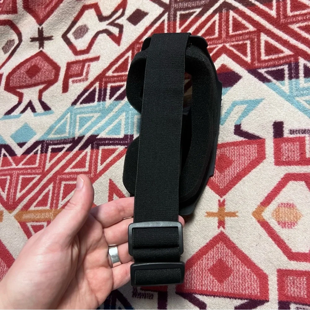 Dolls Kill burning man to the mountain- Crystal-Studded Black Ski Goggles - Picture 5 of 5